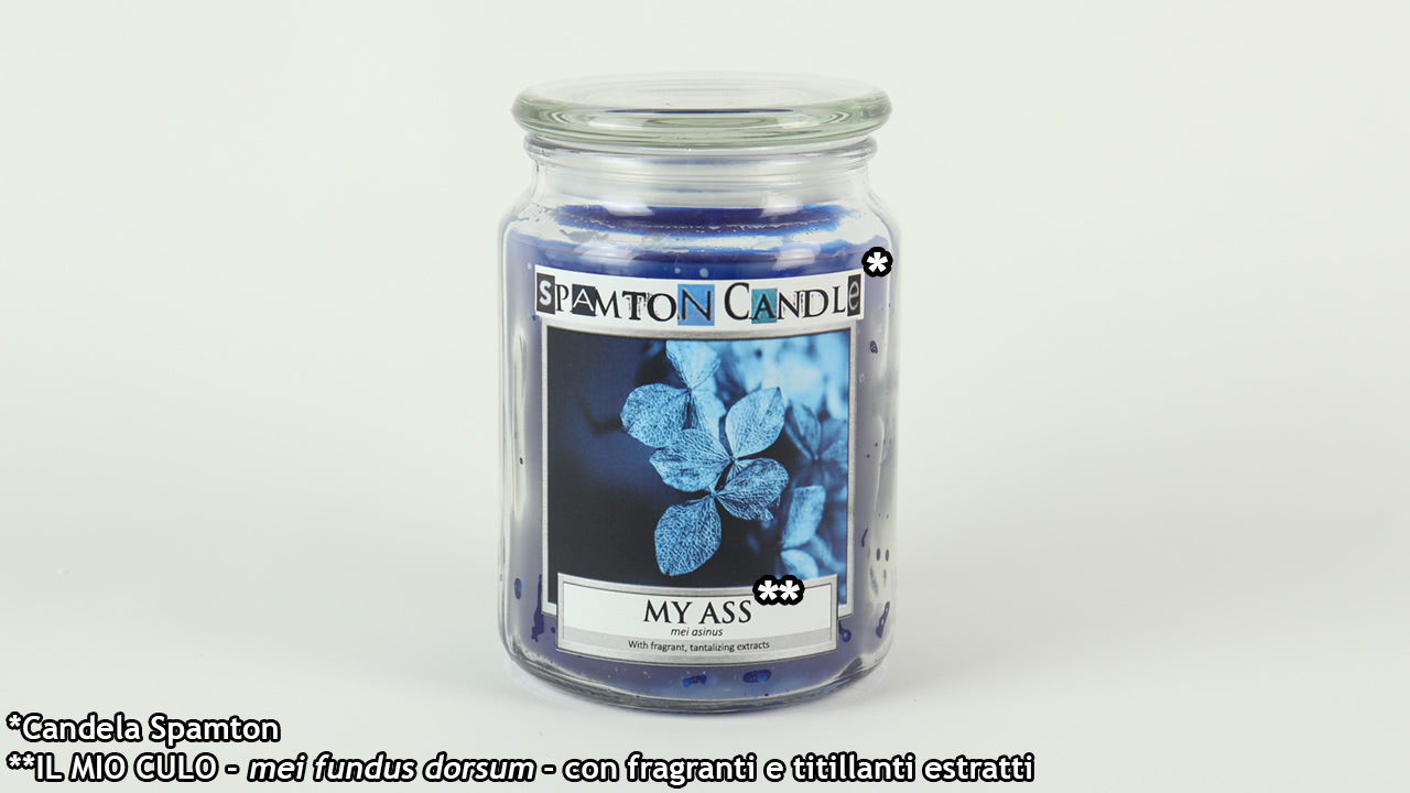 SPAMTASTICANDELA FRAGRANZA "SPAMTON"