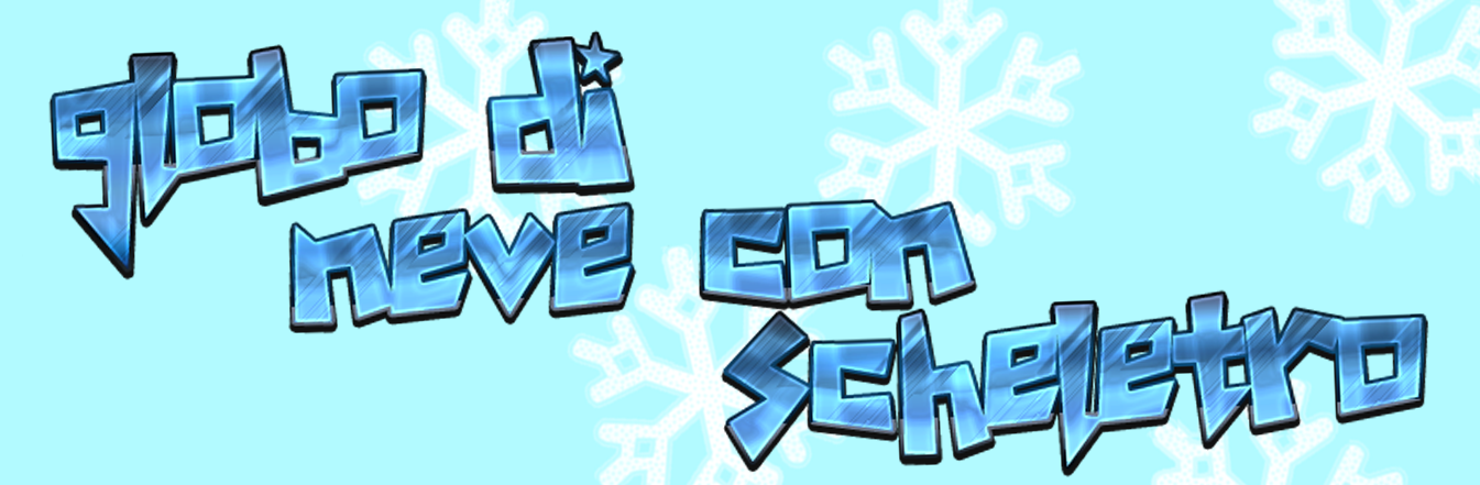 GLOBO DI NEVE CON SCHELETRO